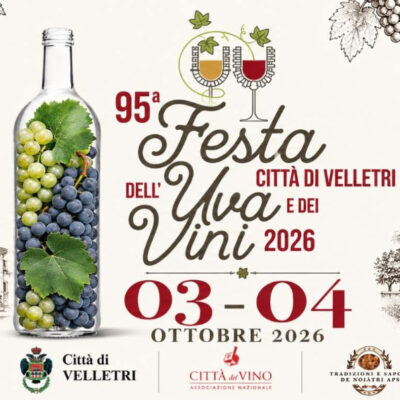 Festa dell' uva e dei vini- Velletri 3 e 4 ottobre 2026